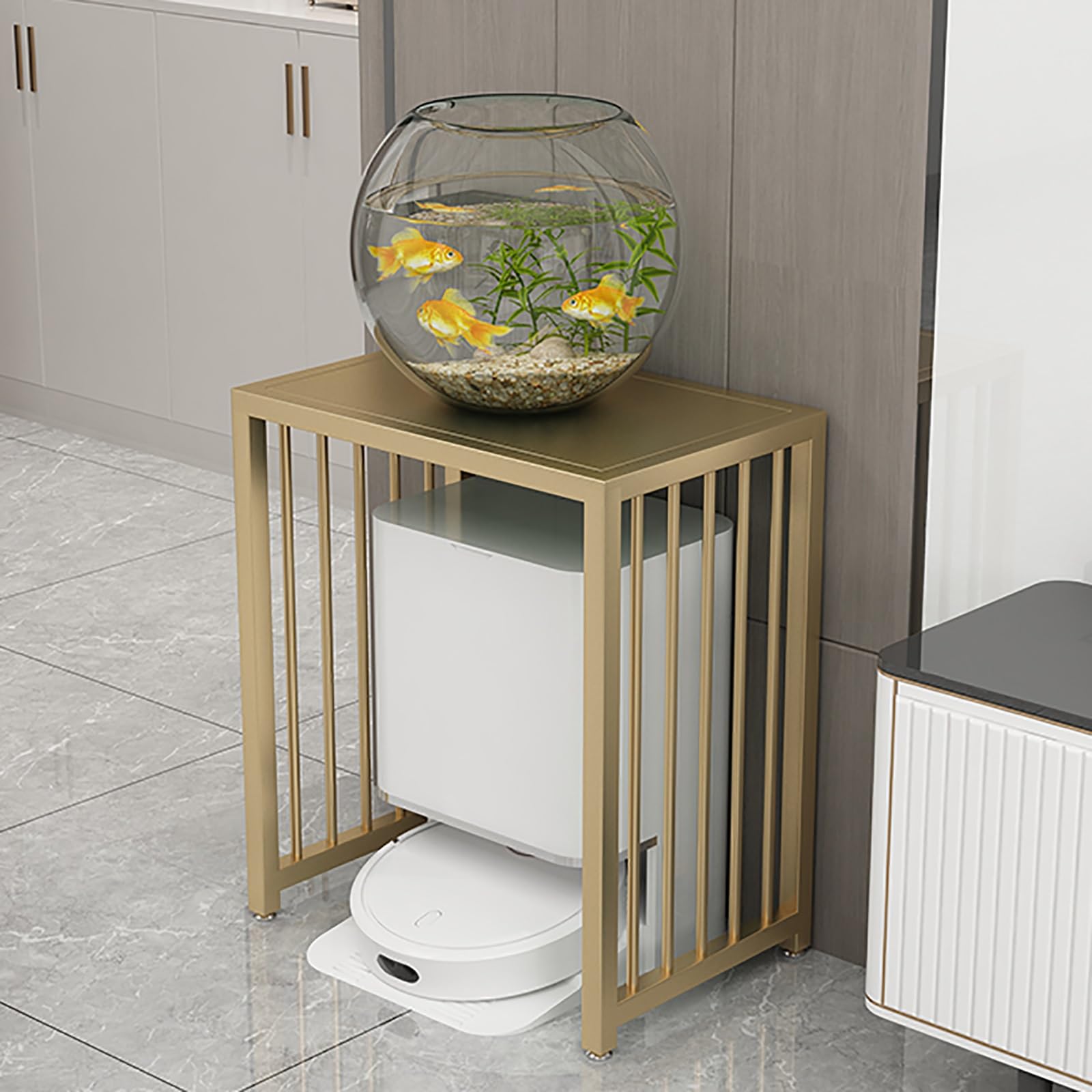 Storage Rack Above The Sweeping Robot, End Table Modern Sofa Table